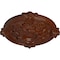 Ekena Millwork Hamilton Ceiling Medallion (Canopies up to 3 3/4"), 17 3/8"OD x 1 3/4"P, Burnished Mahogany Crackle CM17HABMC - alternate 4